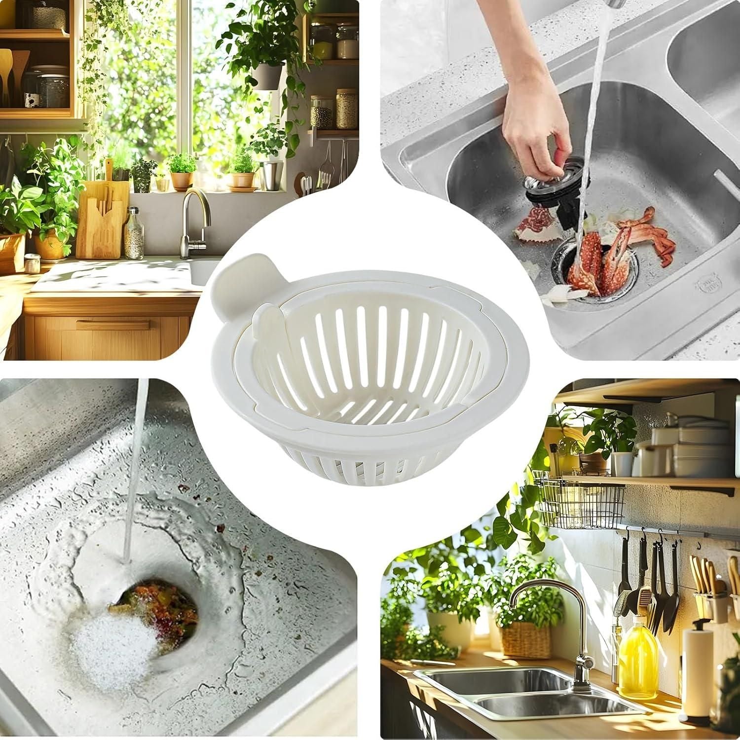 Kitchen Sink Stopper | Anti-Clog Sink Stopper (Pack of 2)